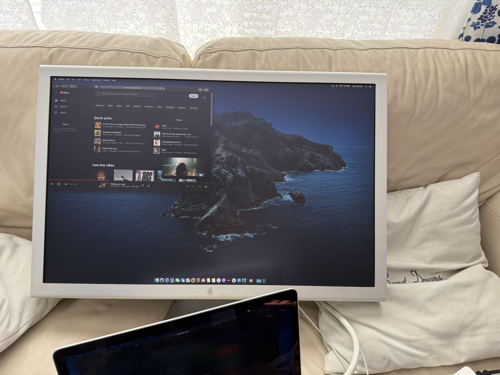 Apple Cinema Display 32 Model A1083, With Cords And Ready To Go