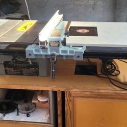 Delta Table Saw W/router Custom Table On Wheels