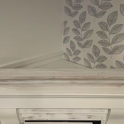 Distressed Pottery Barn wall shelf