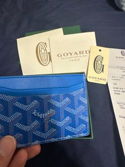 Blue Goyard Cardholder