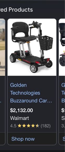 Golden Technologies Buzzaround Mobility Scooter