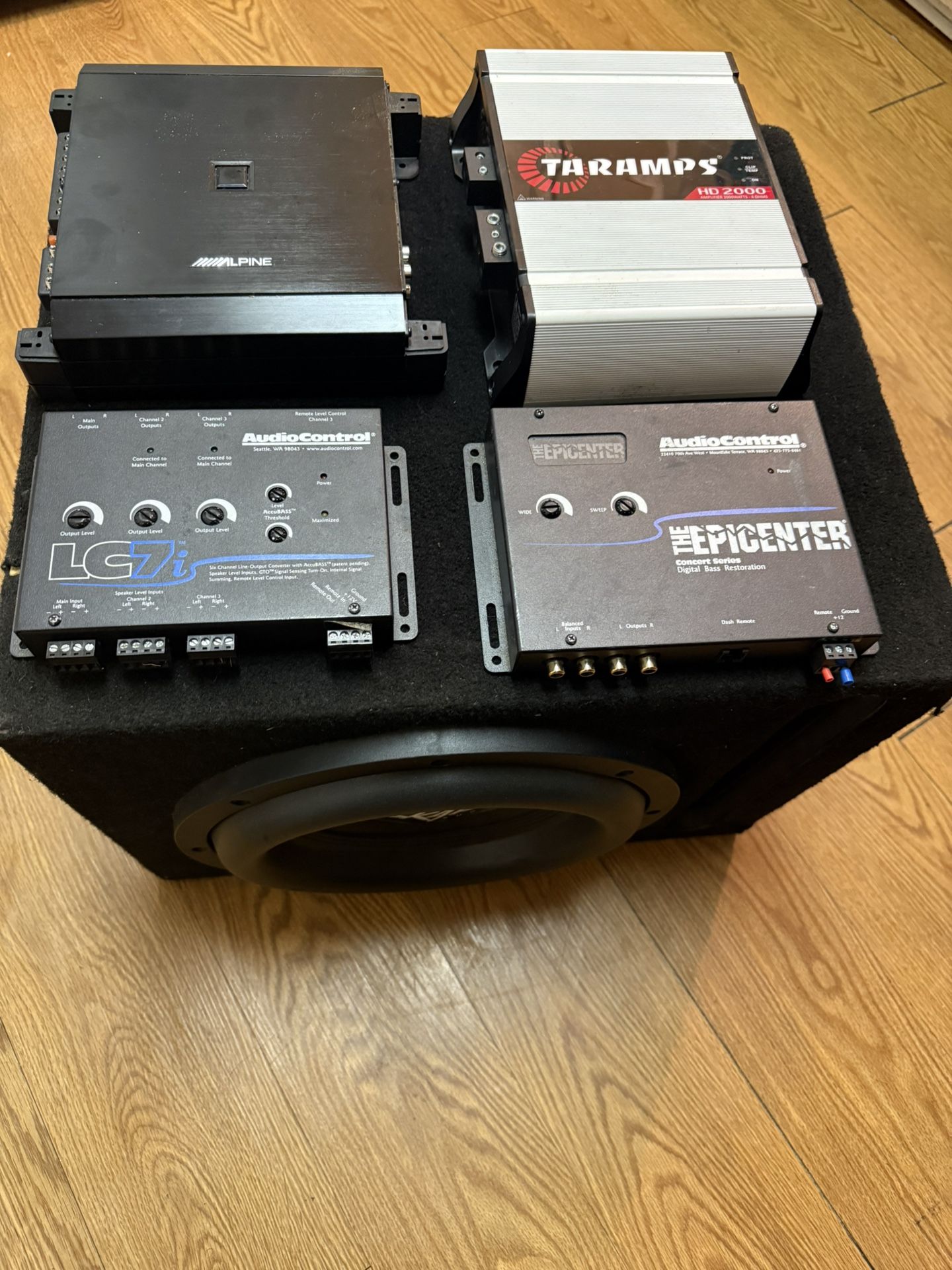 Subwoofer Amp +Highs Set Up