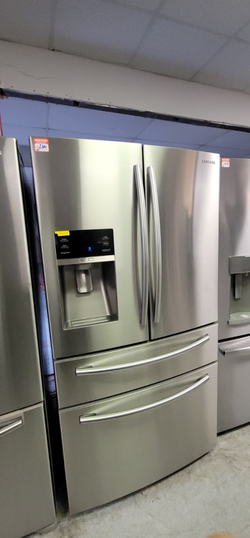 Samsung 4‑Door French Door Fridge – Stainless, Ice & Water