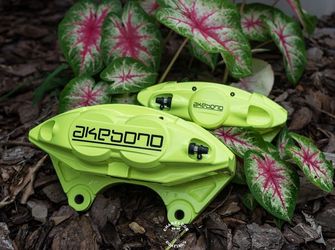 Powder coated set of oem Akebono calipers