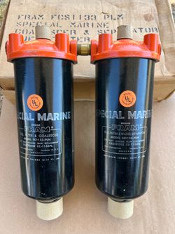 Fram Special Marine Coalescer & Separator Fuel Filter dual unit.