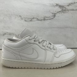 Size 10 - Air Jordan 1 Low Triple White