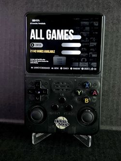 🎮 Retro Snap Play Black Handheld Console 128GB - 21,142 Games! 3.5"
