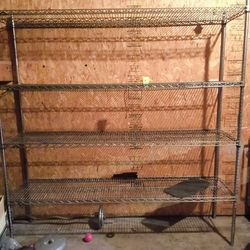 Restaurant industrial shelves