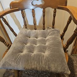 8 Gray Chair Cushions
