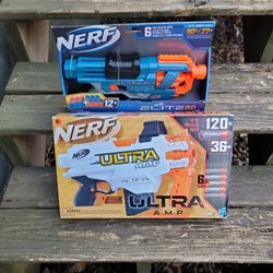 NEW NERF ULTRA AMP MOTORIZED & COMMANDER  ELITE 2.0