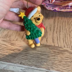Vintage Winnie The Pooh Christmas Ornament 
