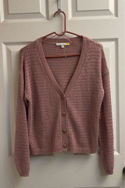 Brand new Ladies mauve open sweaters sizes M & XL & 7 each