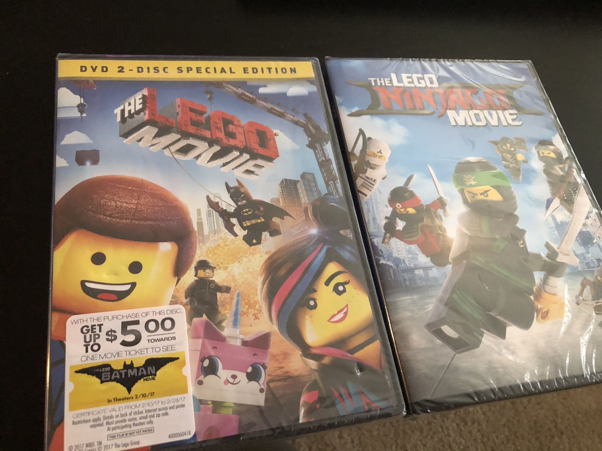 Free New The Lego DVD ‘s Movies