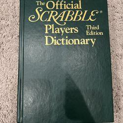 The Official SCRABBLE Players Dictionary (Third Edition, 1995) Hardcover Book