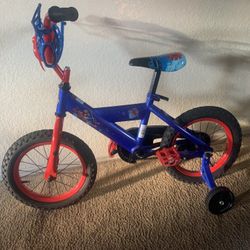 Huffy Kids Spider-man Bike (w/ training wheels)
