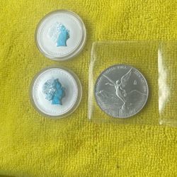 2 Oz .999 Silver Encapsulated And Uncirculated 