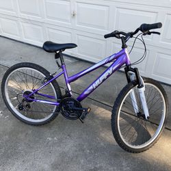 Purple Huffy mountain Bike 