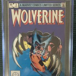 Marvel Wolverine Limited Series Comic Lot CGC Graded Issues 1 & 2 Copper Age