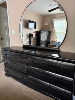 Modern Black Gloss Bedroom set