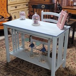Blue Desk and Chair