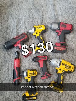 Dewalt mactool impact wrench 3/8 1/2 snap on