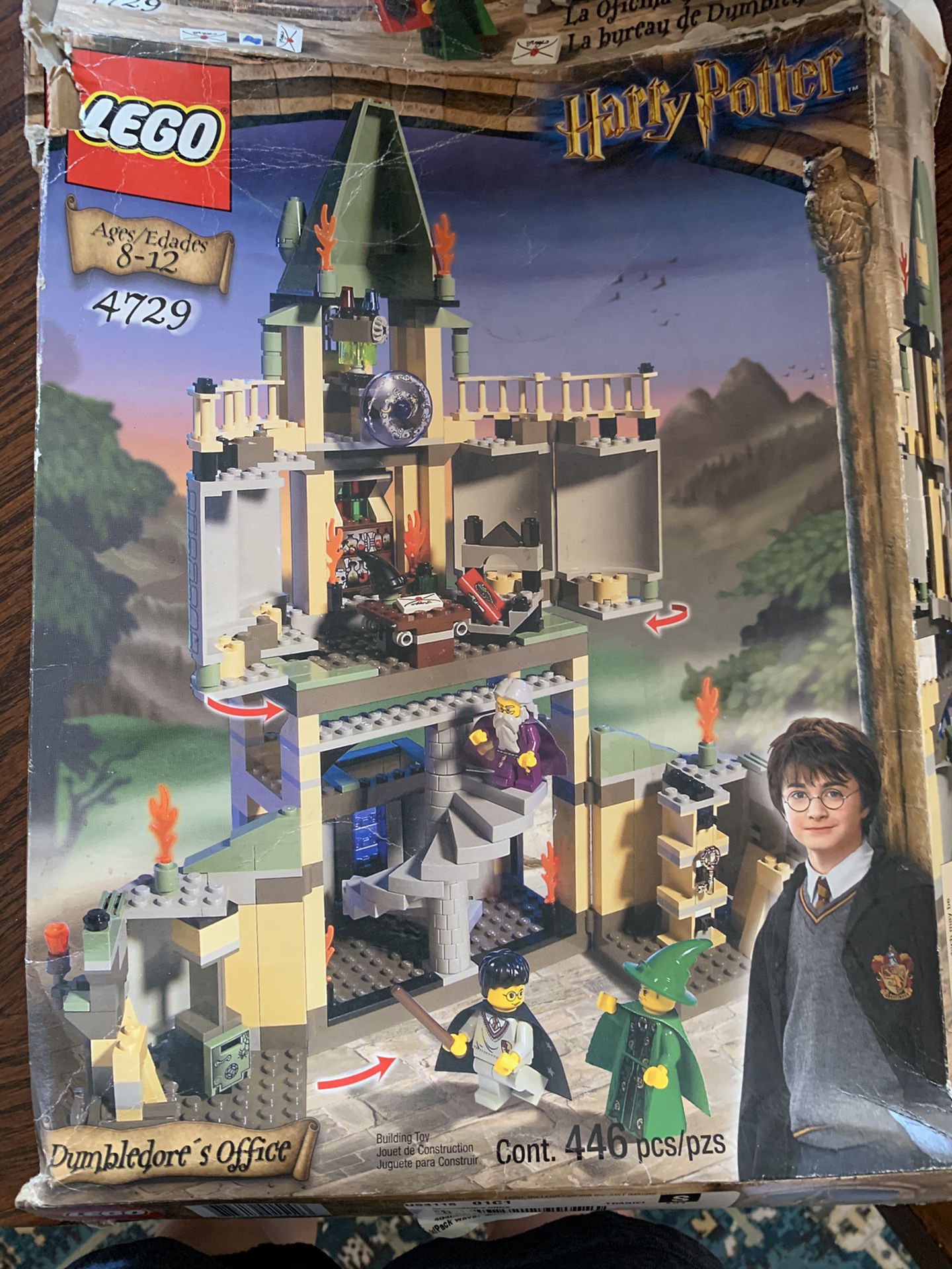 Lego Harry Potter Dumbledore’s Office #4729. Box And Instructions Included, Partially Put Together.  
