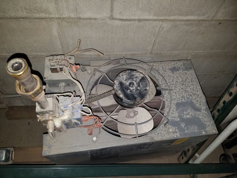 Dayton 3e366b gas unit heater