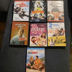 7 Assorted DVD Movies For 15 Dollars 