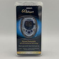Omron HJ-112 Digital Go Smart Pocket Pedometer w/2D Smart Sensor NEW