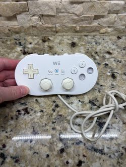 Nintendo Wii Classic Controller - White - Tested