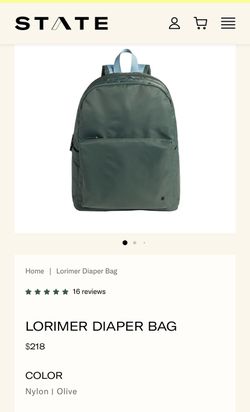 State Brand Lorimer Diaper Bag