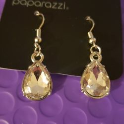 Paparazzi Jeweled silver earrings 