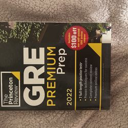 GRE Prep Review Book (Princeton Review)