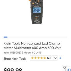 Brand New Klien HVAC Clamp Meter $50 Each