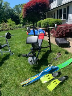 Weight benches with weights - each set $30