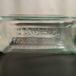 1890'S ANTIQUE AYERS SARSAPARILLA GLASS MEDICINE BOTTLE, LOWELL, MASSACHUSETTS

