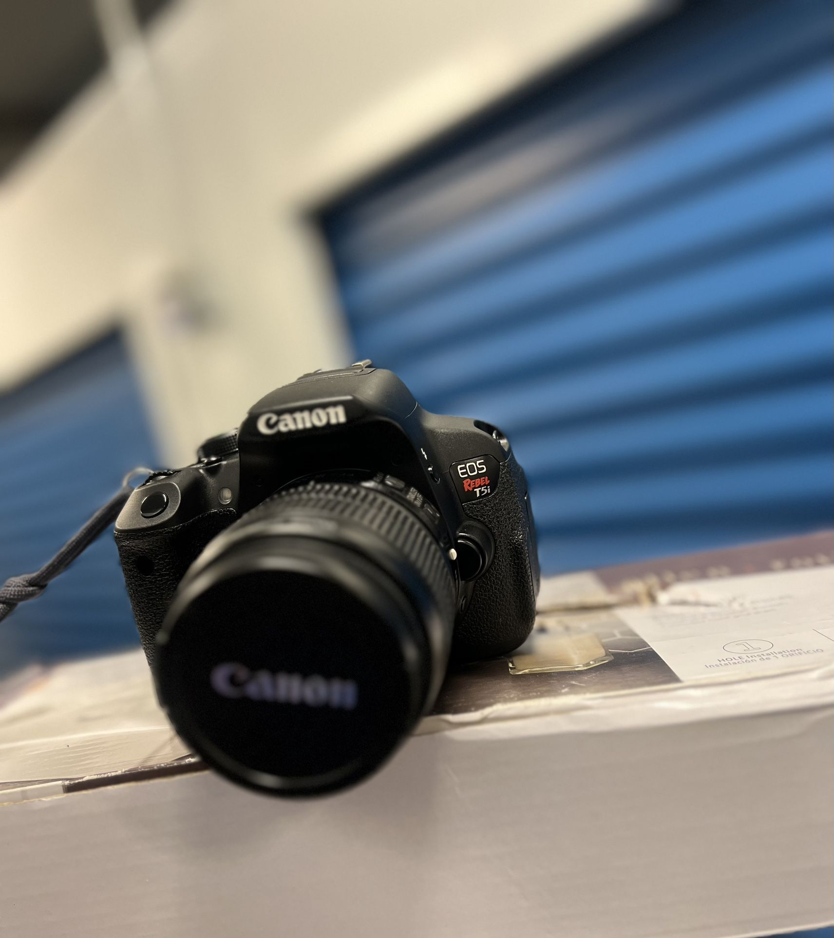 Canon EOS Rebel T5i 18.0MP Digital SLR Camera - used