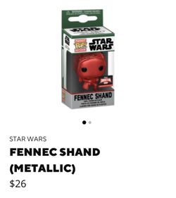 Red Target Con Fennec Funko Key Chain 