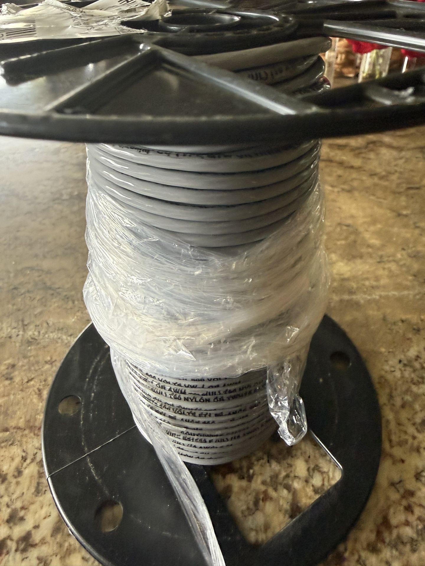 Grey 10 Gauge THHN Wire 100 Feet