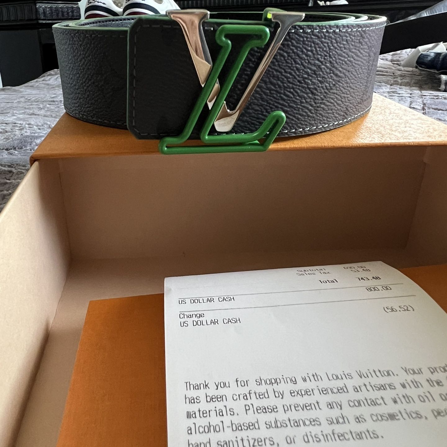 Men's LV Louis Vuitton Belt BRAND NEW Size 42 for Sale in San Mateo, CA -  OfferUp
