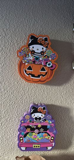 hello kitty halloween wall decoration