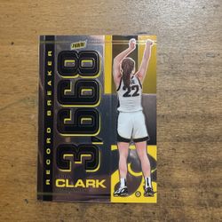 2024 CAITLIN CLARK RECORD BREAKER CHROME CARD