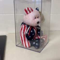 1999 Ty Spangle Beanie baby, Pink Face - Mint Conditions 