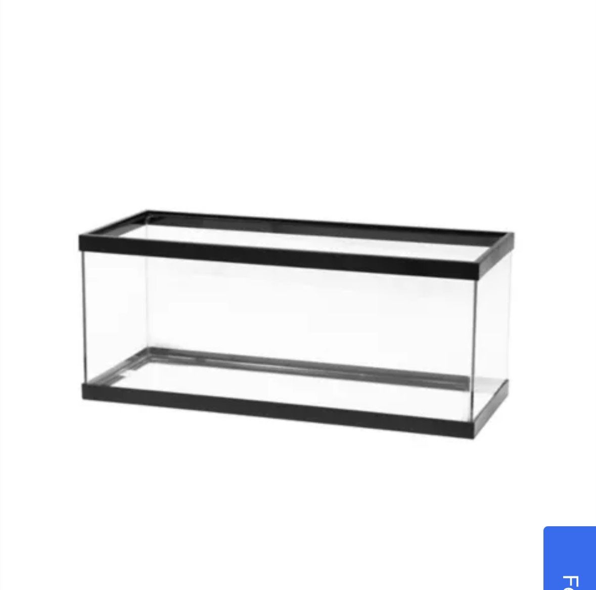 Aquarium Glass Tank Fish Reptile Lizard Snake Ball Python With Lid Mesh