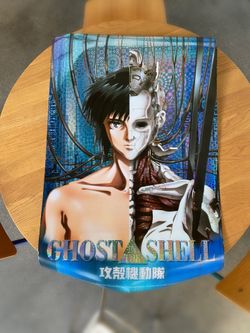 RARE GHOST IN THE SHELL Holographic Promo Poster