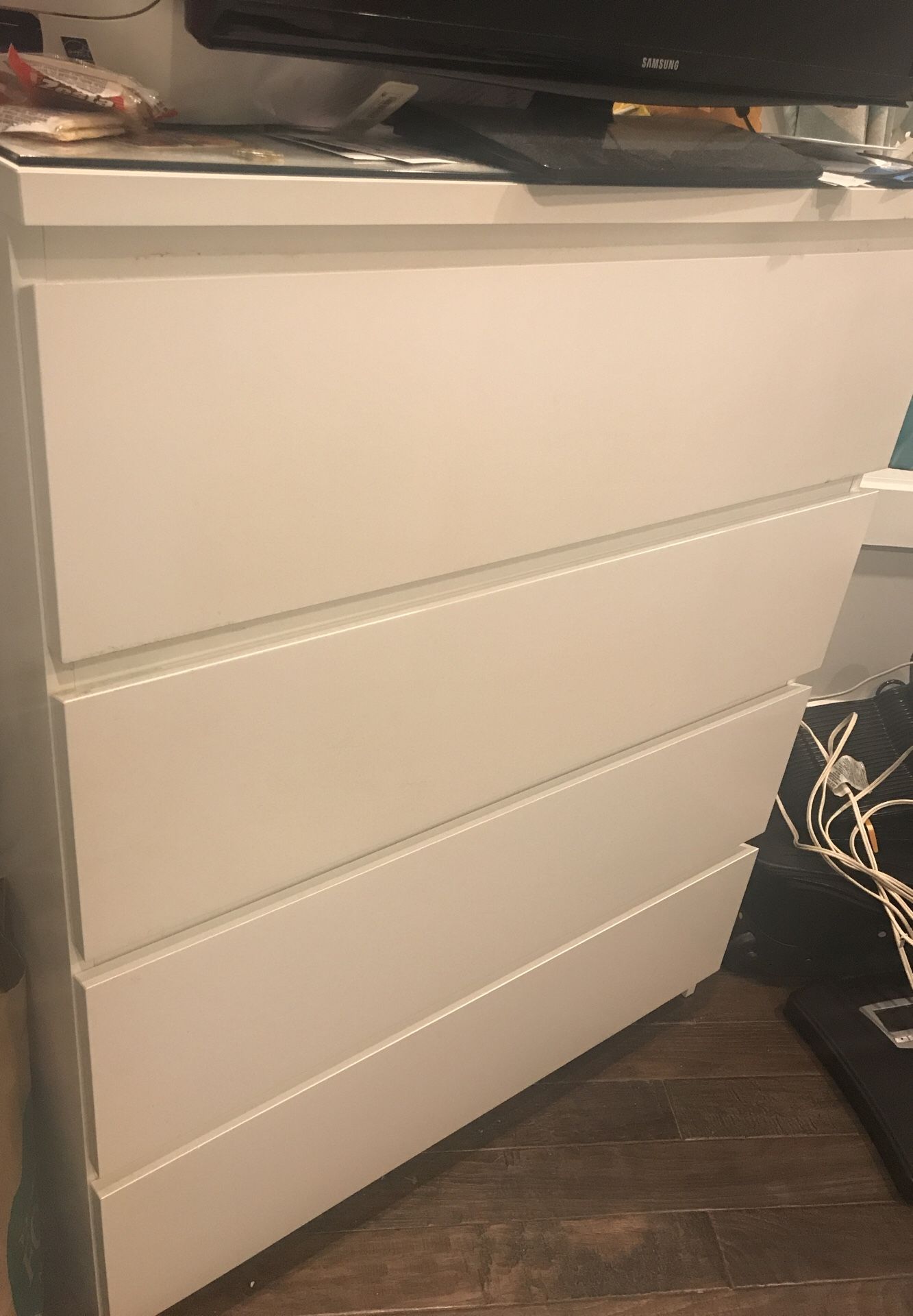 White dresser from IKEA!