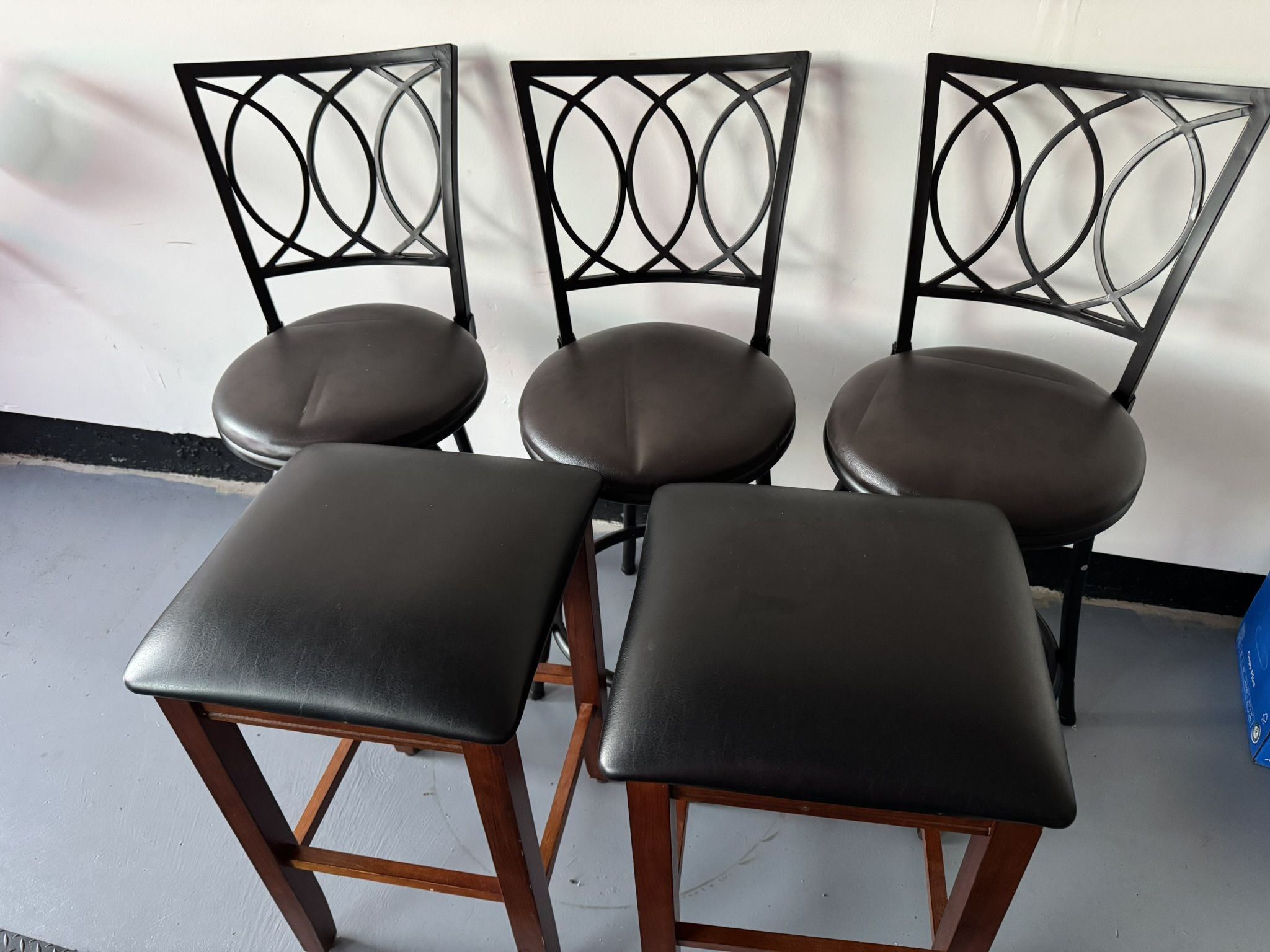 Counter Height Bar Stools - Set of 6