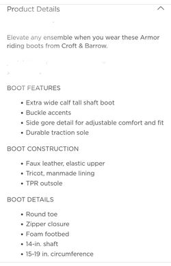 Croft and hotsell barrow armor boots