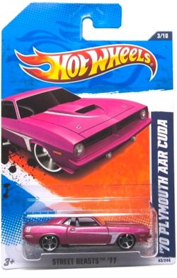 2011 Hot Wheels '70 Plymouth AAR Cuda Die-Cast Car