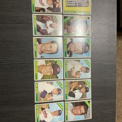 12 Washington Senators 1966 Topps Baseball Cards 